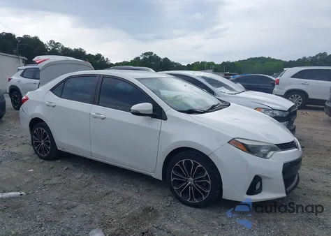 2016 Toyota Corolla S Plus from USA, damaged, VIN 2T1BURHE2GC481998